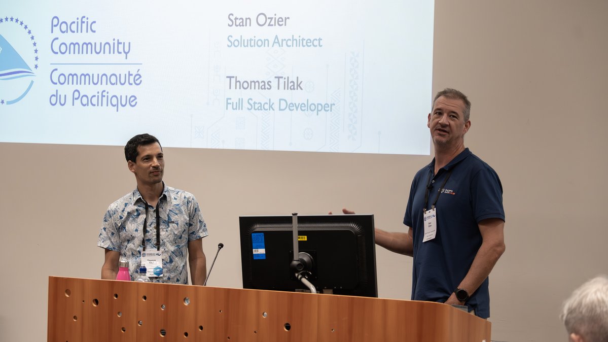 spc_cps's tweet image. Yesterday at FOSS4G, we organised a social event for GeoChicas, a group of rebel women who map in OpenStreetMap. Today, we started with a presentation on Digital Earth Pacific and closed with a deep dive into the open-source-based tech stack behind the Pacific Data Hub.