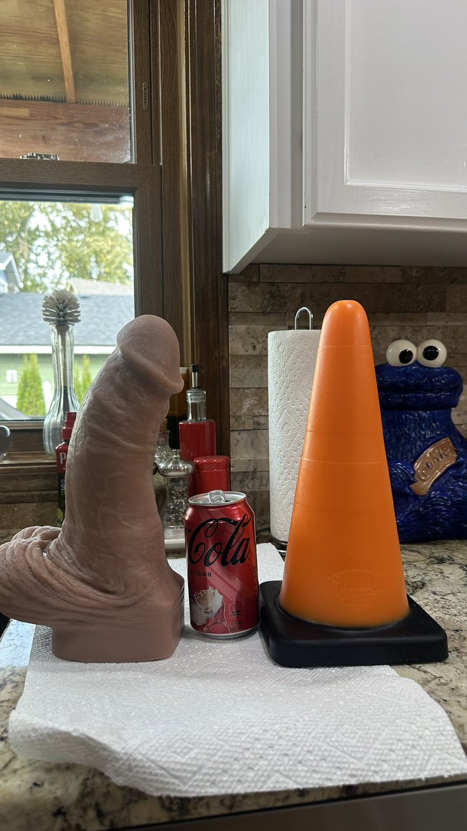 Last Friday I went to a puppy play party and I got these two toys used on me to their balls/base by 4 guys