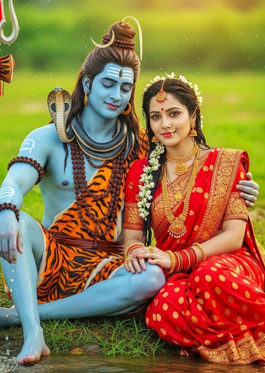 at8875125's tweet image. गौरी मांँ, तुम्हारा रूप अति मनोहारी है ,
शिव के संग तुम्हारी जोड़ी सबसे प्यारी है ,
पार्वती है जब साथ में तभी शिव है पूर्ण कहलाते हैं,
इस अदि्वतीय जोड़ी को देख सभी देवता शीश झुकाते हैं..!!🫰♥️

ओम नमः पार्वती पतये हर हर महादेव शिव शंभू 🙏🔱📿 

#HarHarMahadev #GauravKhanna…