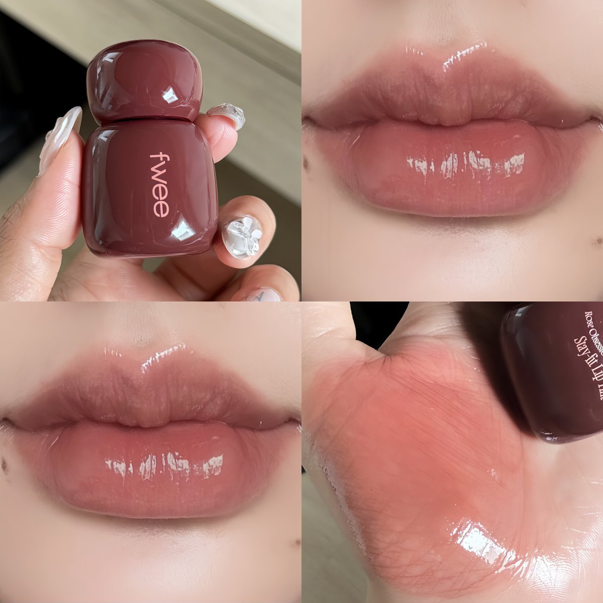 WiJupiter's tweet photo. Fweeเนื้อโกลว์สี GW01 Honey Rose สวยจริง แม่ตุ๊กก็ใช้คอลนี้✨🫶🏻น้ำตาลอมแดงติดชมพูนิดๆ เนื้อเบาทิ้งสเตน https://t.co/J7en98JI6y