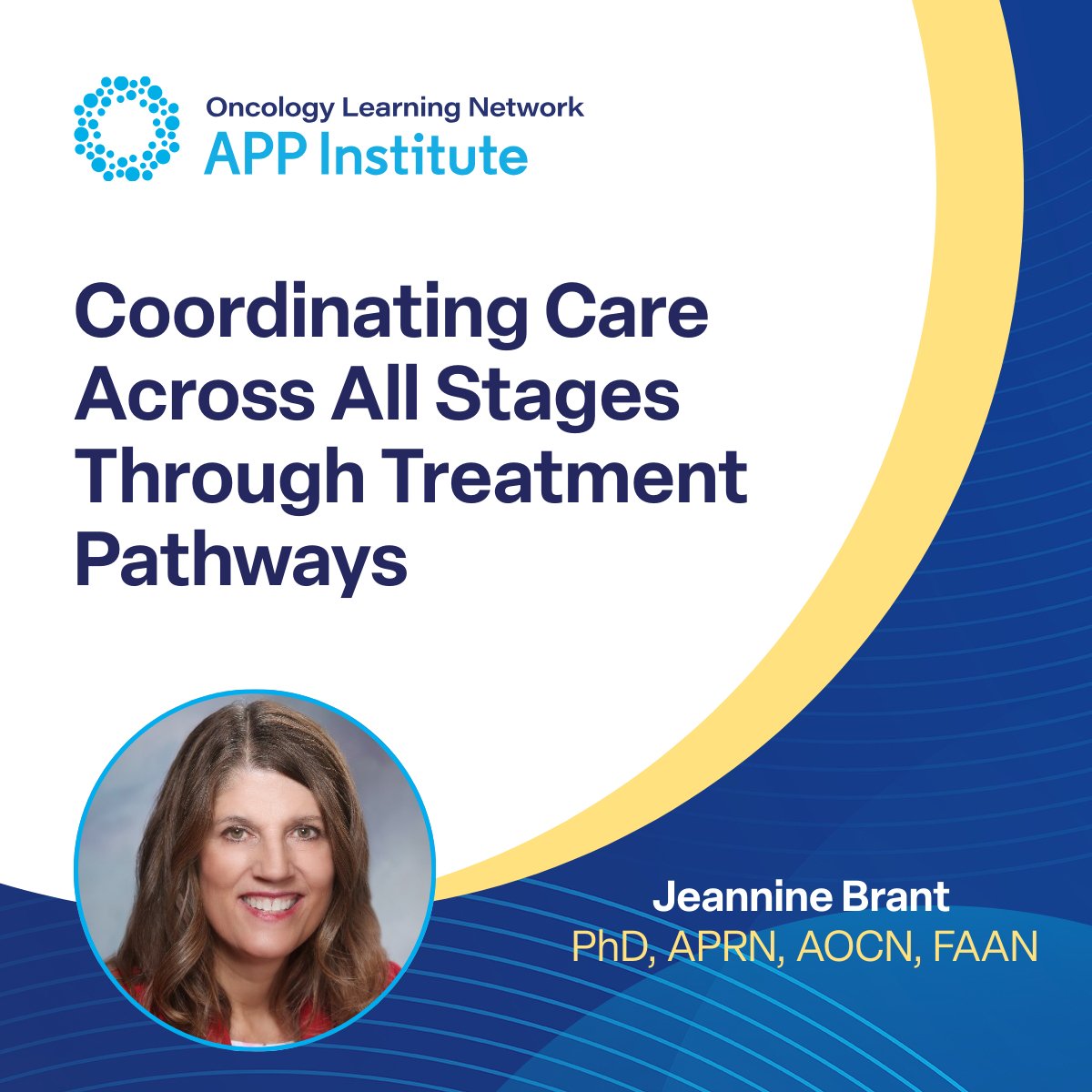 OncLearnNetwork's tweet image. If your day revolves around keeping patients on track through each phase of treatment, this one’s for you.

Join Jeannine Brant at #OLNAPPInstitute to explore how structured pathways can simplify coordination across every stage.

hubs.ly/Q03VlNRn0

#APPs #OncologyAPPs