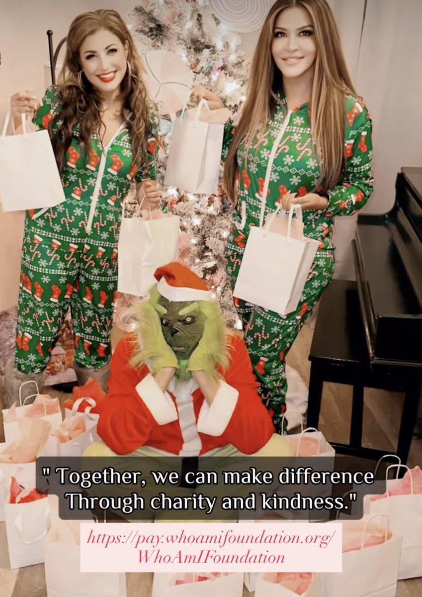 We got the tree up early, gifts ready, so we made the Grinch unhappy, because Whoamifoundation.org is on our first mission: travel around the country passing out waterproof blanket gifts to homeless camps.

Want to donate to help us get more blankets?
pay.whoamifoundation.org