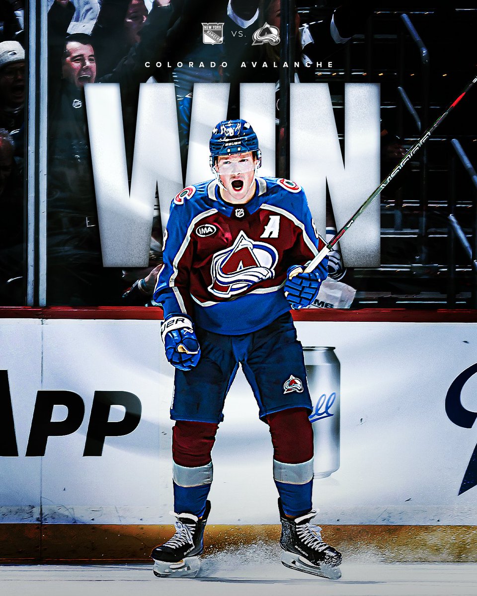 Avalanche's tweet image. Six wins in a row? No, seven 😏