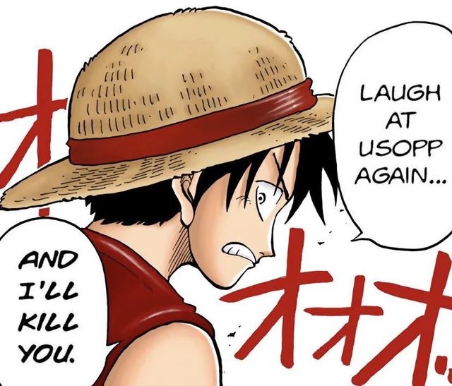 no idea how anyone can come to the conclusion “maybe Luffy just hates Usopp