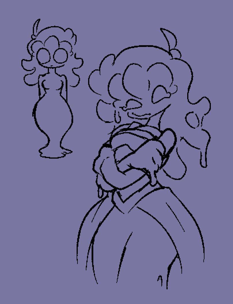 in my quest of forcing myself to draw again
another slimy appears