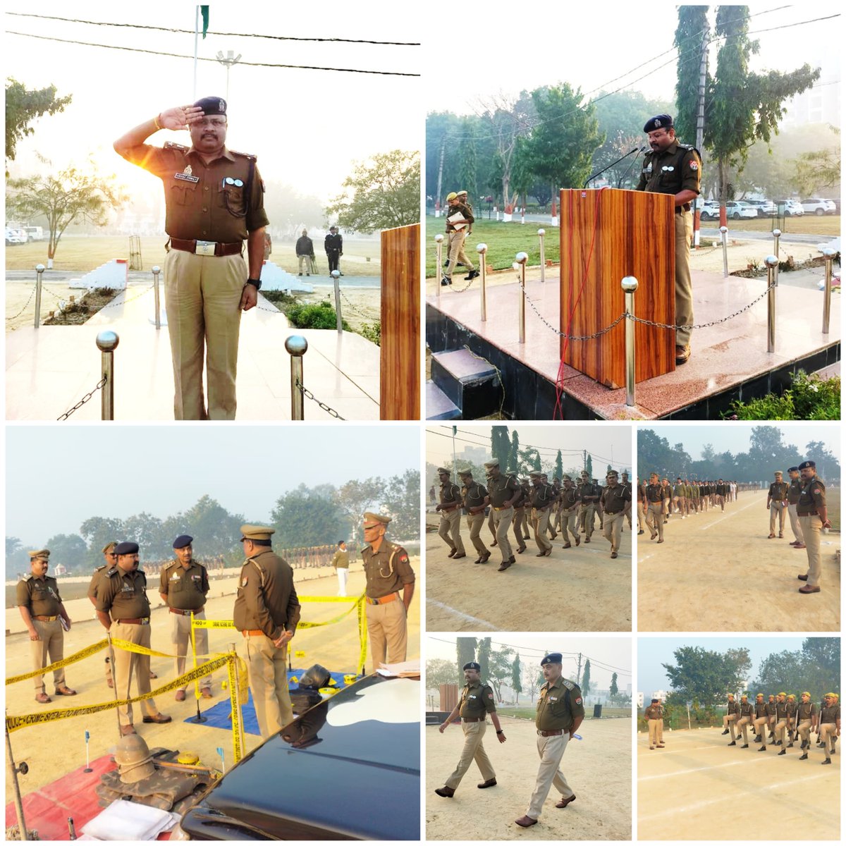 balrampurpolice's tweet image. #BalrampurPolice 
#AddlSP द्वारा रिजर्व पुलिस लाइन बलरामपुर में शुक्रवार की #परेड का किया गया निरीक्षण, अनुशासन व एकरूपता बनाए रखने के लिए टोलीवार करवाया गया ड्रिल, दिए गए आवश्यक दिशा निर्देश।
नये आपराधिक कानूनों से संबंधित सफल केस स्टडीज के बारे में दी गई जानकारी।