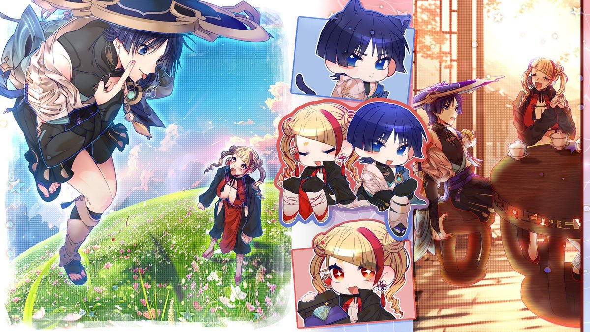 Button_fish's tweet photo. 詰め込み夢絵もお受け出来ます！よしなに https://t.co/ijxE1cpgMB