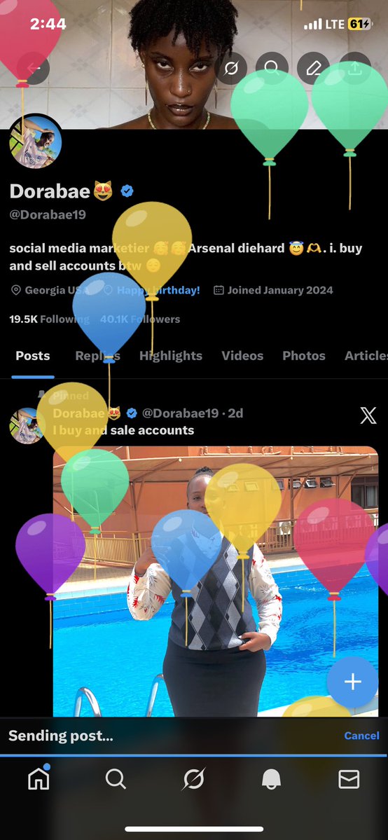 Dorabae19's tweet image. Happy birthday 🎈 to me 😌😌