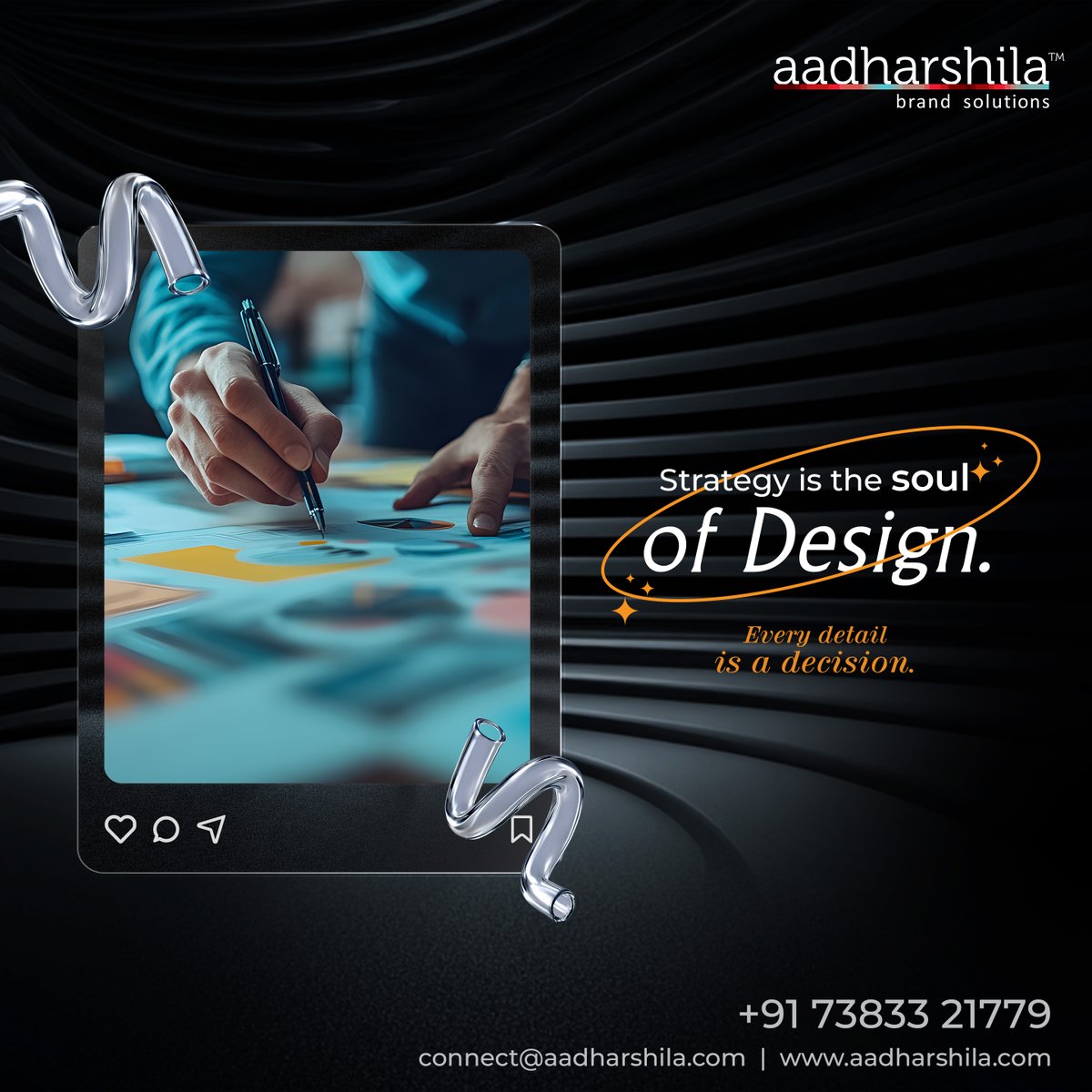 aadharshila_sol's tweet image. Design is not decoration; it is strategy in motion.
At Aadharshila, every detail is a decision, every sketch a step toward brand clarity.

📩 connect@aadharshila.com
🌐 aadharshila.com

#AadharshilaCreates #DesignWithPurpose #BrandStrategy #CreativeSolutions