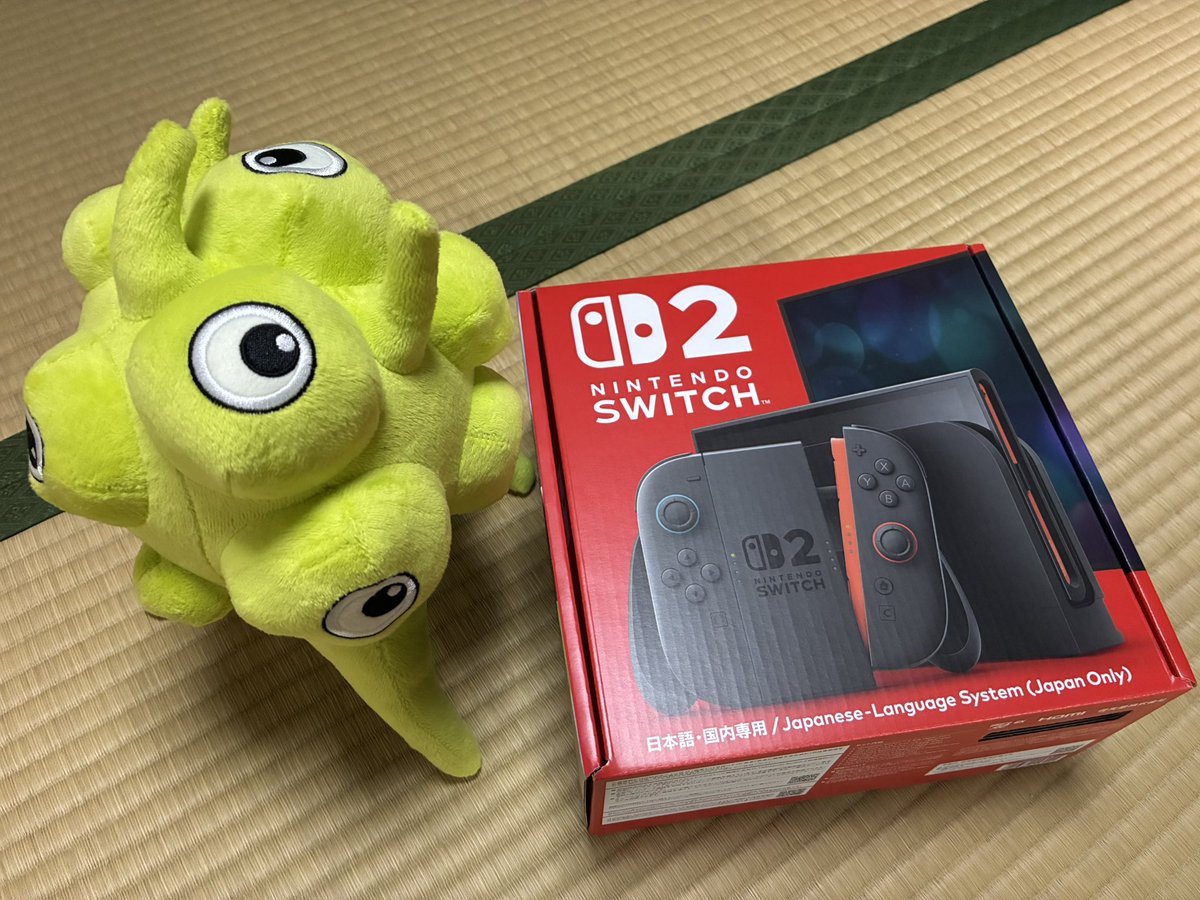 inujackson's tweet photo. switch2届いた！やった〜〜！！ https://t.co/r9U4xRZwvE