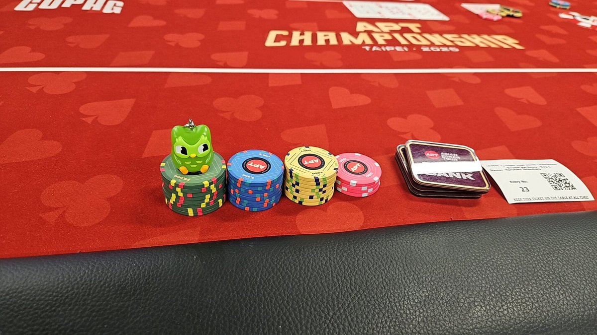 APT台湾
Super High Roller day1🔥
777K 台湾$

すべてに感謝をして
最高のリスクテイクを！