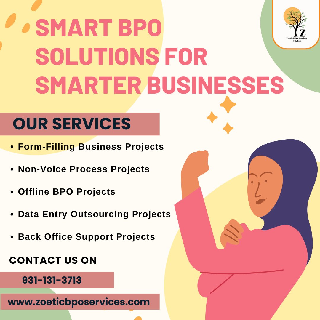 zoeticbpo's tweet image. Empower Your Future with a Scalable BPO Business
Call us: 9311313713
Visit us: zoeticbposervices.com
.
.
.
#SmartOutsourcing #BPOExperts #SeamlessOperations #OutsourcingSolutions #NonVoiceBPO #FormFillingProjects #ZoeticBPOServices #BackOfficeSupport #BPOBusinessIndia