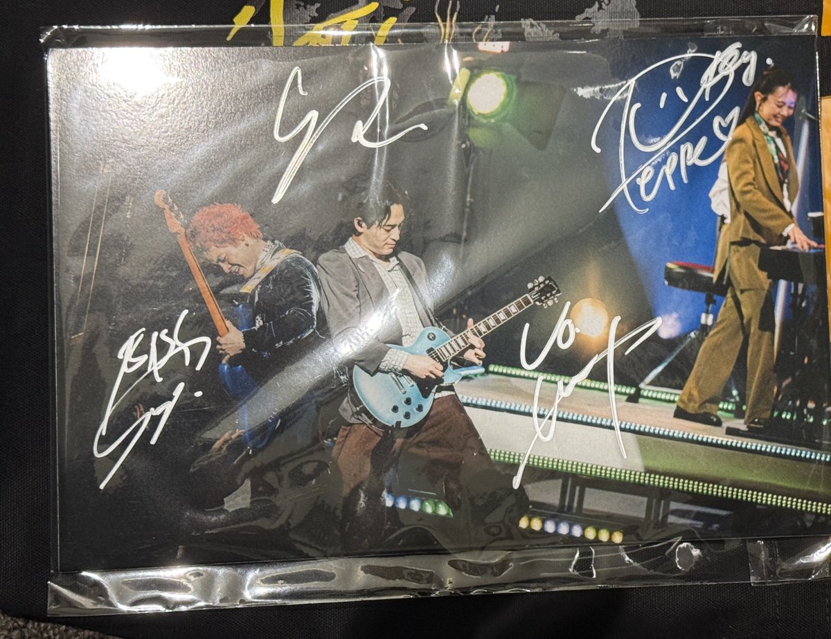 パネル サイン入り 当たりましたー🎯 #緑黄色社会