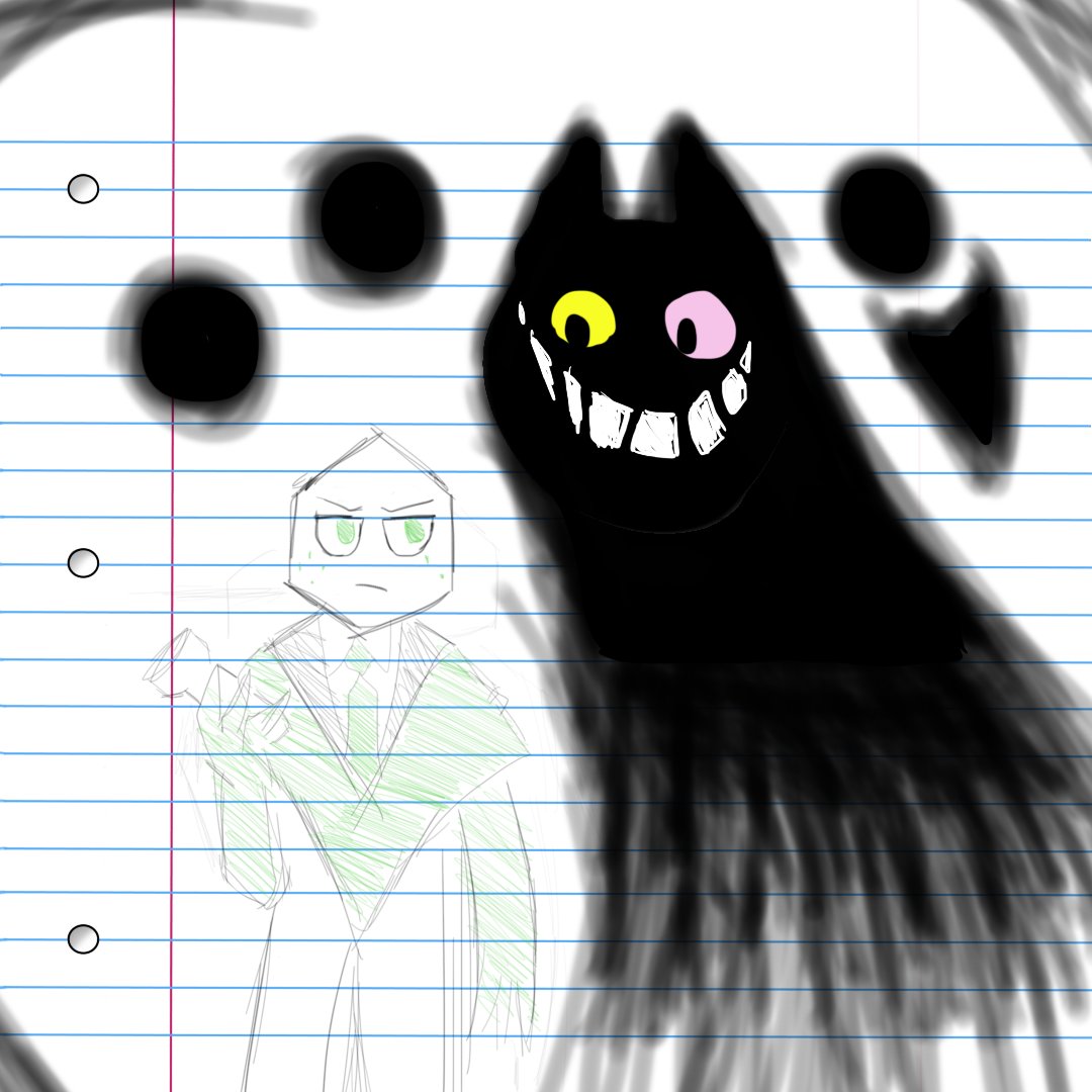 Shelloshellos's tweet image. silly lil (Friendpins(?)) idea where like Battat is a doodle w/ colored pencil and Friend is ink bleeding through paper (face is just there lol)

(if i also had to choose, Pluey is drawn in those fancy fountain pens used for cursive and Jongler is like a rough sketch w/ shapes)