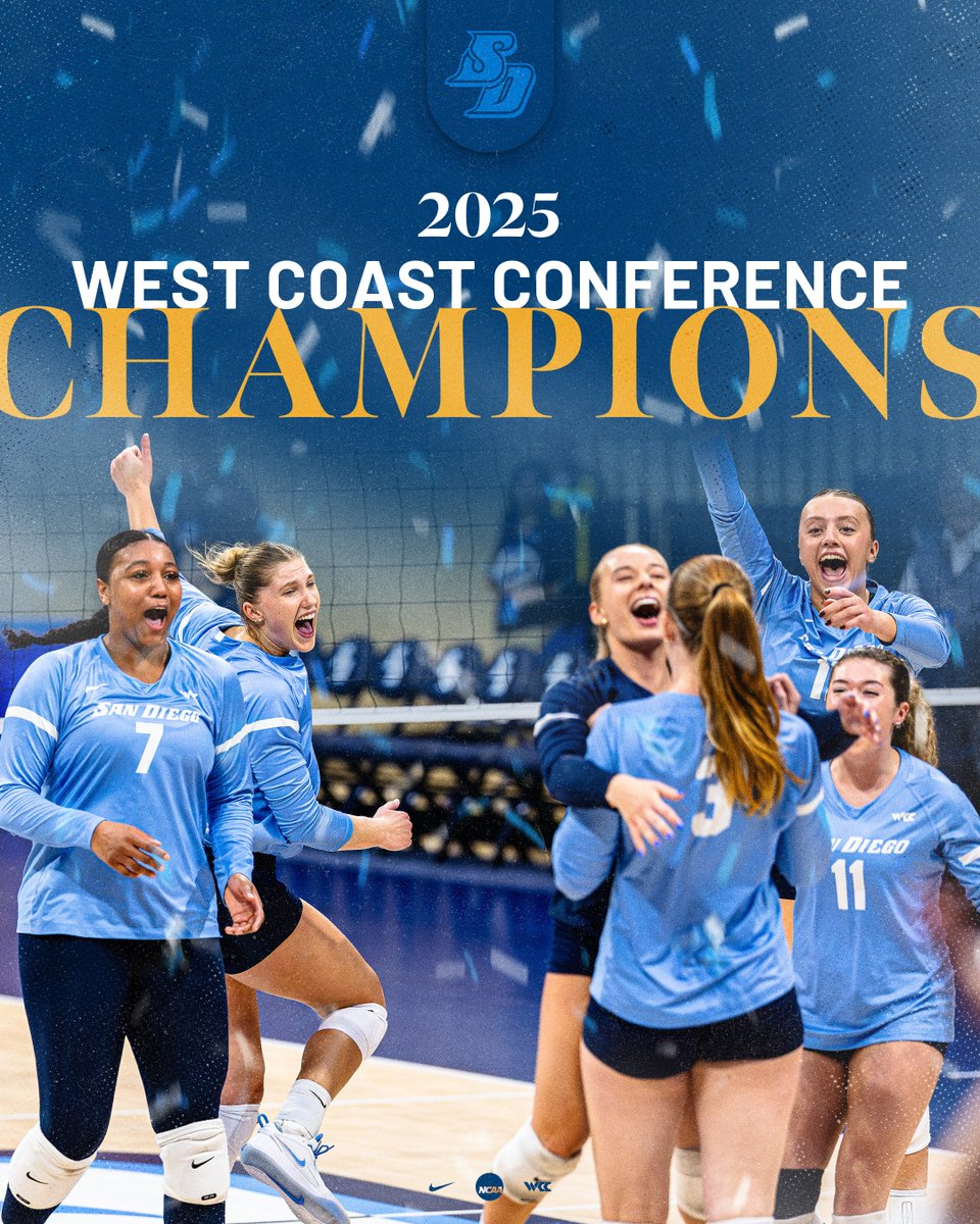 CHAMPIONS AGAIN!

Your Toreros are back atop the West Coast Conference for the first time since 2022 🏆

<a href="/WCCsports/">West Coast Conference</a> | #GoToreros
