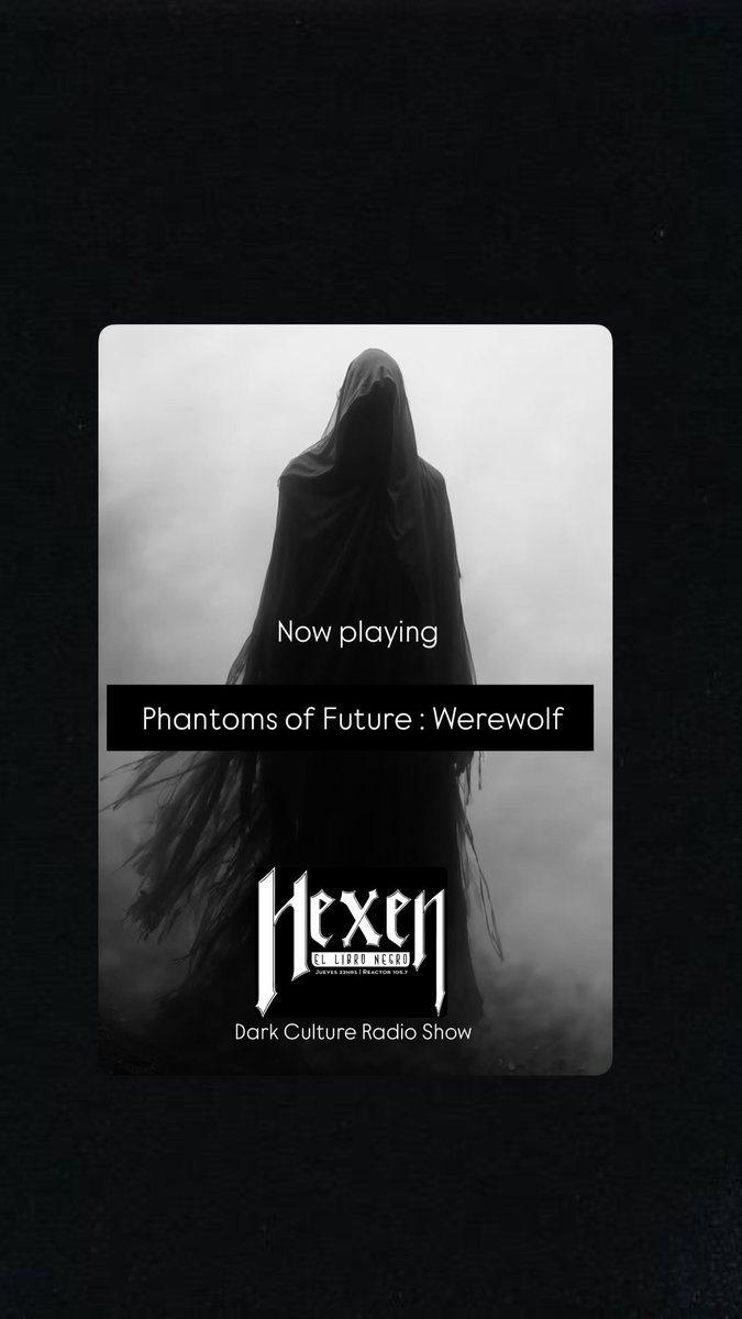 Listening #Hexen: Phantoms of Future : Werewolf

#nowplaying #radio #darkmusic #darkgenres #darkculture