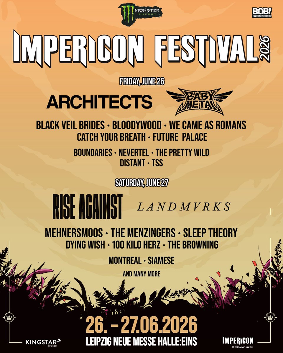 BABYMETAL_JAPAN's tweet photo. Impericon Festival Confirmed🔥
https://t.co/AcFuZpnmYr
🎫Ticket link: https://t.co/xNsNyjDlaP https://t.co/GU9m8SXAZB