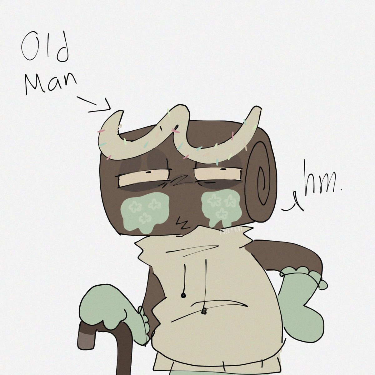 P4eddynu1t's tweet image. Old man 💔🗣️

#Homebody #Cosmosis #CWafG