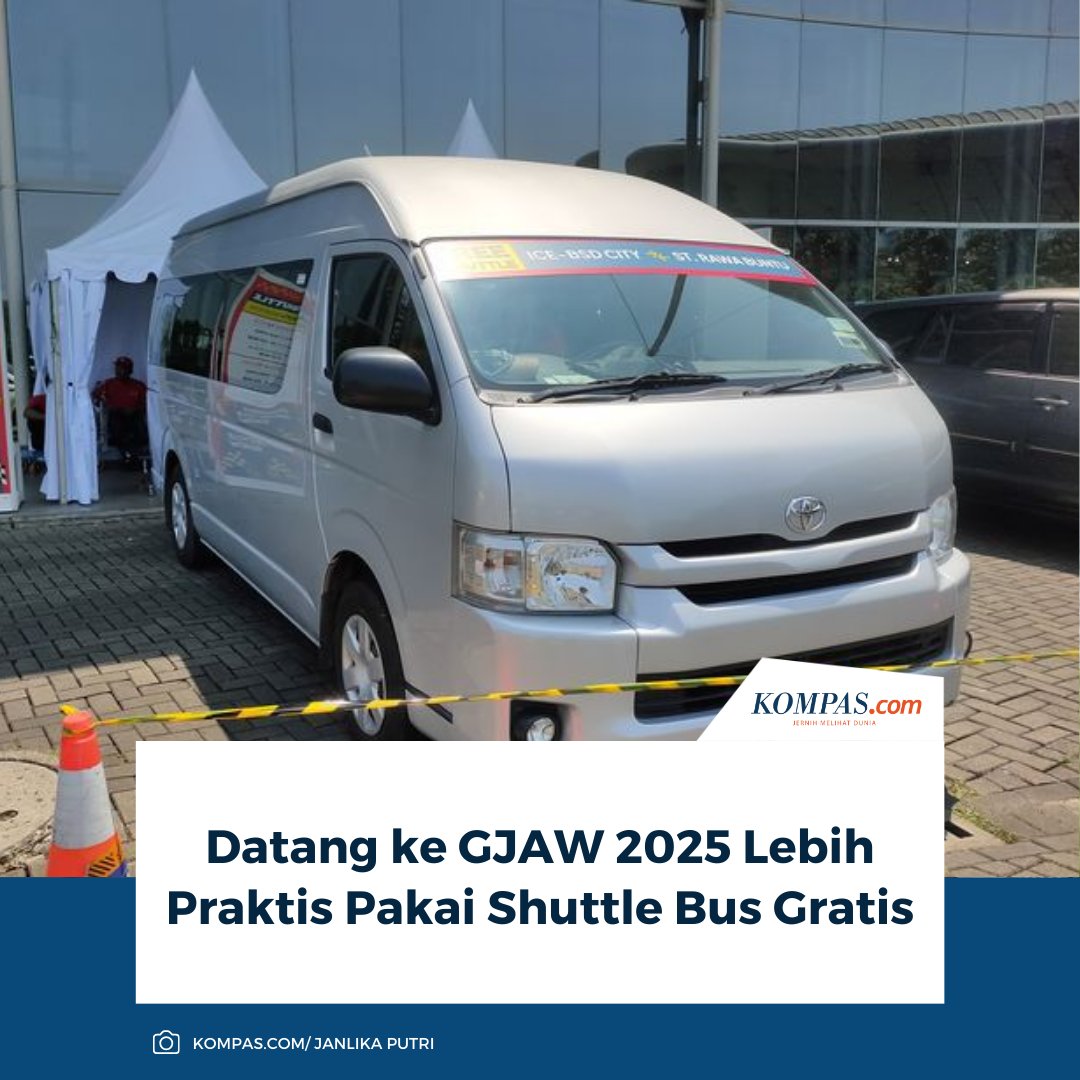 KompasOtomotif's tweet image. Permata Bank GJAW 2025 digelar pada 21–30 November 2025 di ICE BSD City, dengan fasilitas shuttle bus gratis dari enam titik strategis di BSD, Serpong, dan Bintaro.

Baca Selengkapnya 👇🏻
otomotif.kompas.com/read/2025/11/2… 

~NA #GJAW2025 #ShuttleGratis #ICEBSD