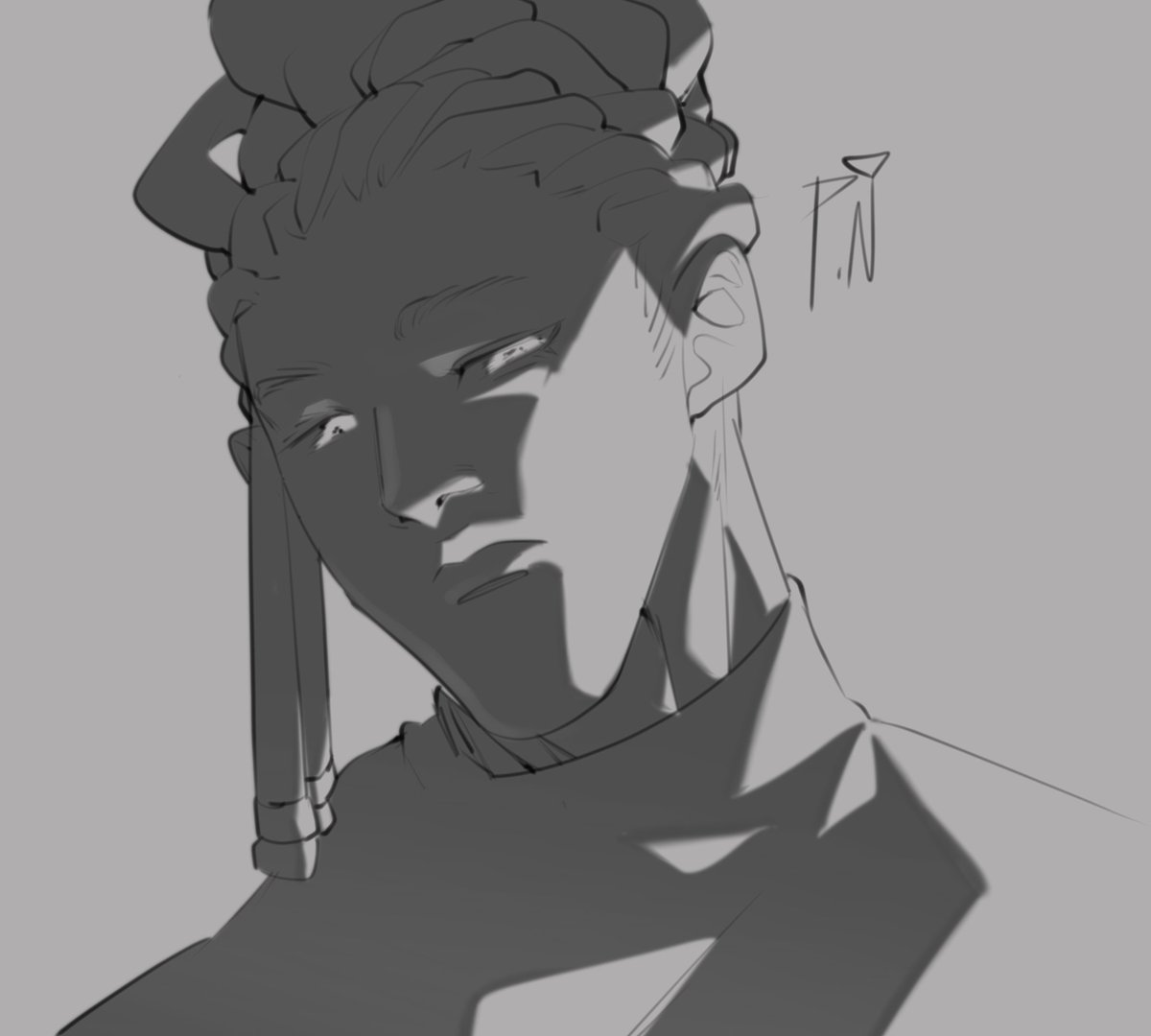 PartisticDay's tweet image. studied line weight and turned them into pieces