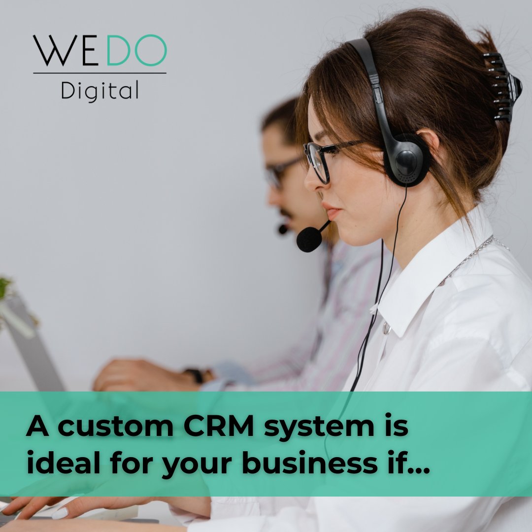 WDD_WeDoDigital's tweet image. Is your business outgrowing spreadsheets? A custom CRM can help! 🚀 

👉 Streamline workflows  
👉 Automate processes  
👉 Get real-time insights  

#CRM #Automation #WeDoDigital #DigitalTransformation #CustomerExperience #BusinessGrowth