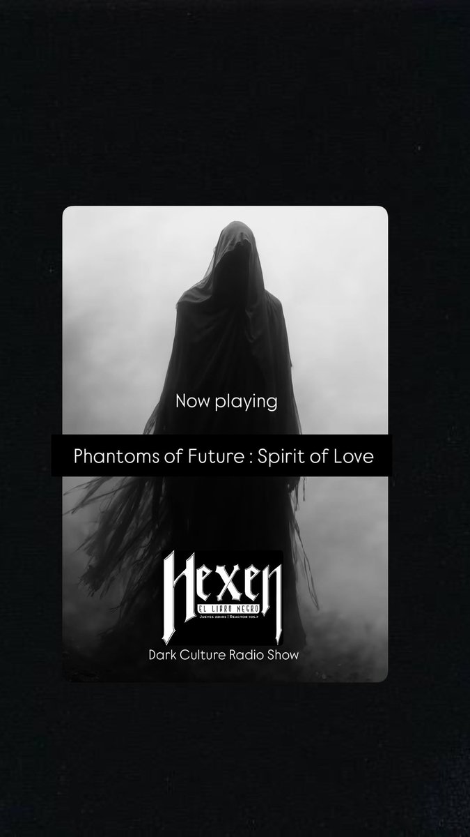 Listening #Hexen: Phantoms of Future : Spirit of Love

#nowplaying #radio #darkmusic #darkgenres #darkculture
