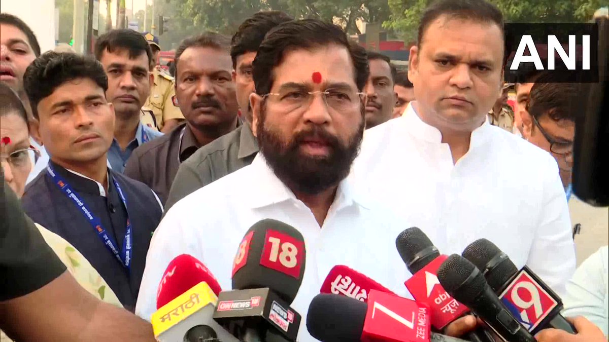 Maharashtra Deputy CM Eknath Shinde says, "Today is a day to pay homage to the martyrs. Because of their sacrifice, we are able to see this day. Mumbai became a part of Maharashtra. That is why we are making every effort for the development of Maharashtra. We are improving basic