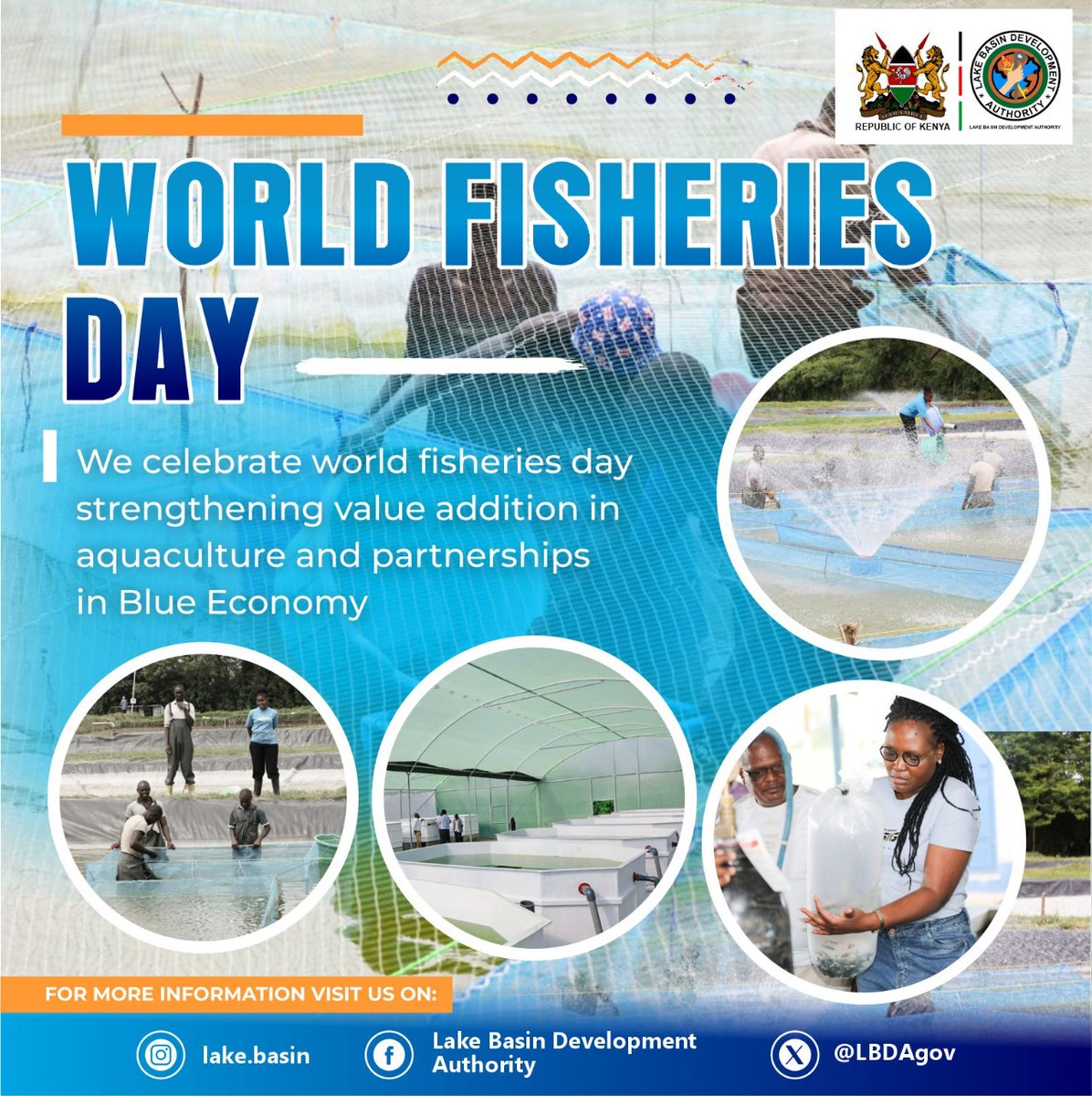 WORLD FISHERIES DAY
LBDA celebrates world fisheries day   strengthening value Addition in Acquaculture and Partnerships in Blue Economy.