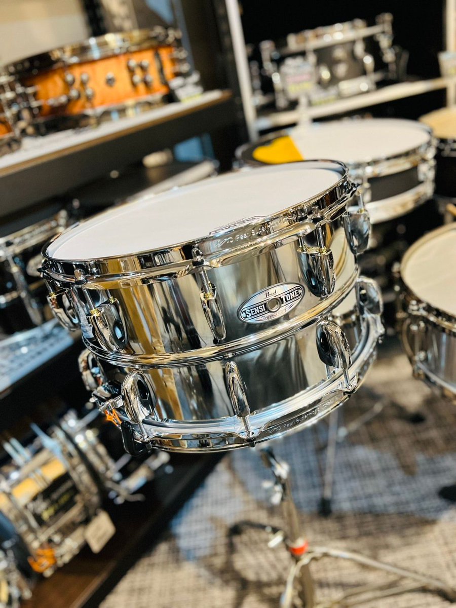 Pearl SensiTone Heritage Alloy 14x8.0” Deep Steel Snare Drum 発売