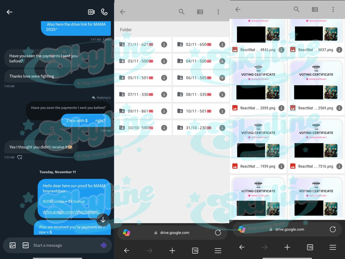 Thank you anonymous 💓 for purchase 2025 MAMA Visa Fans’ Choice at skyline🏙️ 
6000🎟️ + bonus for #BOYNEXTDOOR

MAMA VISA Fans’ Choice of The Year✅

#skylineproofs