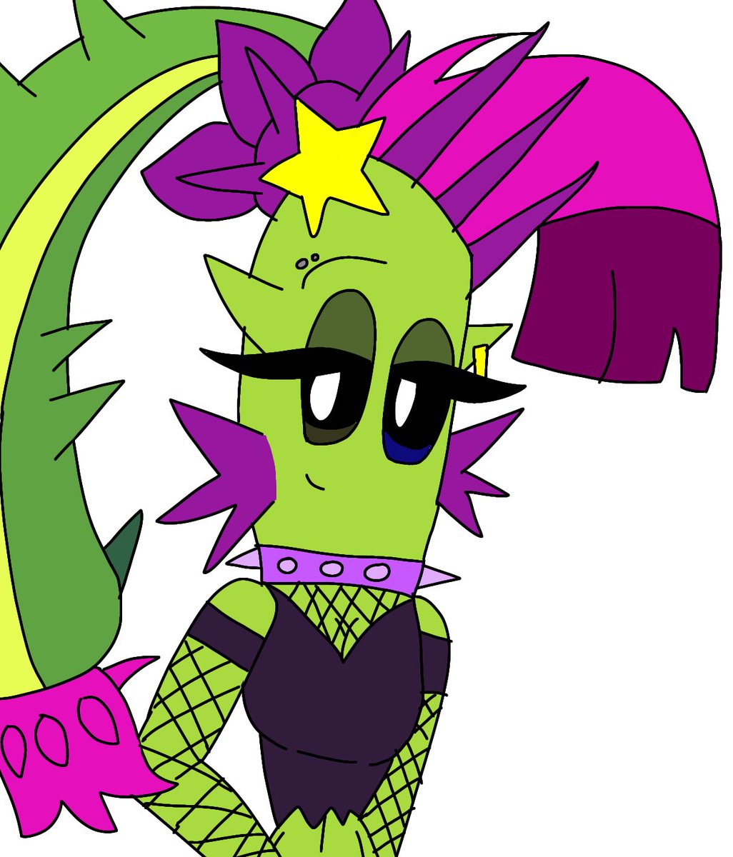 VistaRiev's tweet image. Duskitt&apos;s new look 🌵⭐

She has a new hairstyle and note the blue eye on the right, she has heterochromia.

#pvz #pvz2 #pvzoc #plantsvszombies #plantsvszombies2 #dusklobber