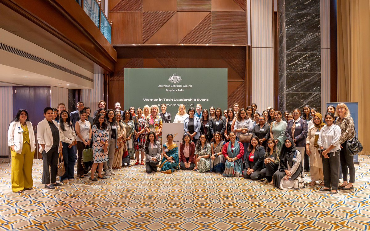 AusCGBengaluru's tweet image. We take pride in building and investing in a strong cadre of emerging and established women leaders through our &apos;Women In Tech&apos; initiative. Today we celebrated four women leading #DirectAidProgram partnerships in #Karnataka and #Telangana and brought together our WIT community.
