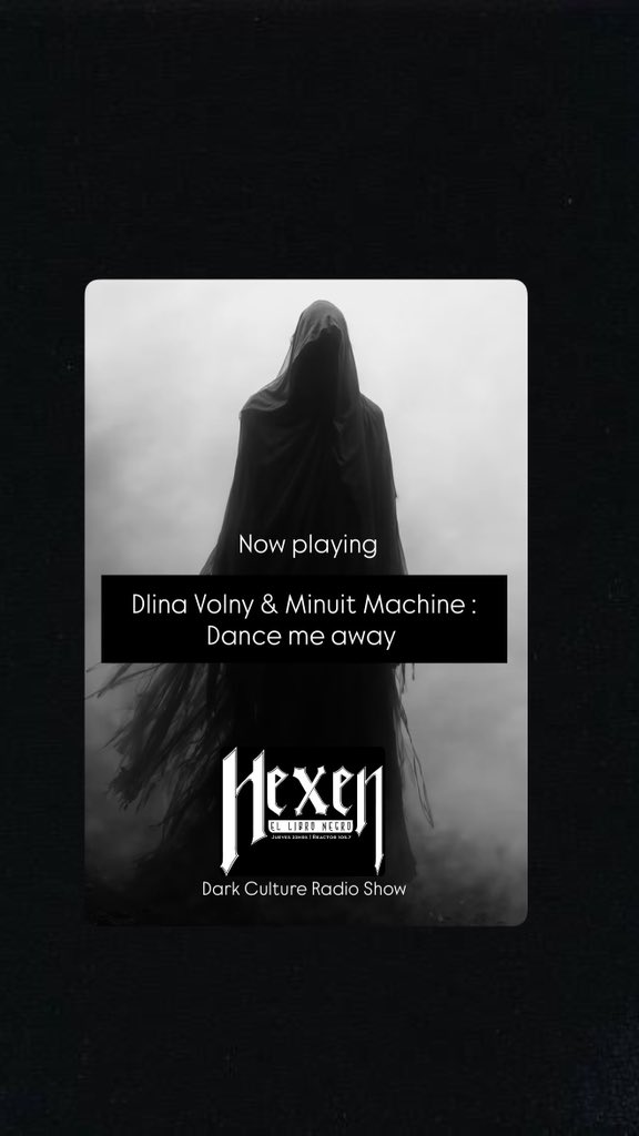 Listening #Hexen: Dlina Volny &amp; Minuit Machine : Dance me away

#nowplaying #radio #darkmusic #darkgenres #darkculture