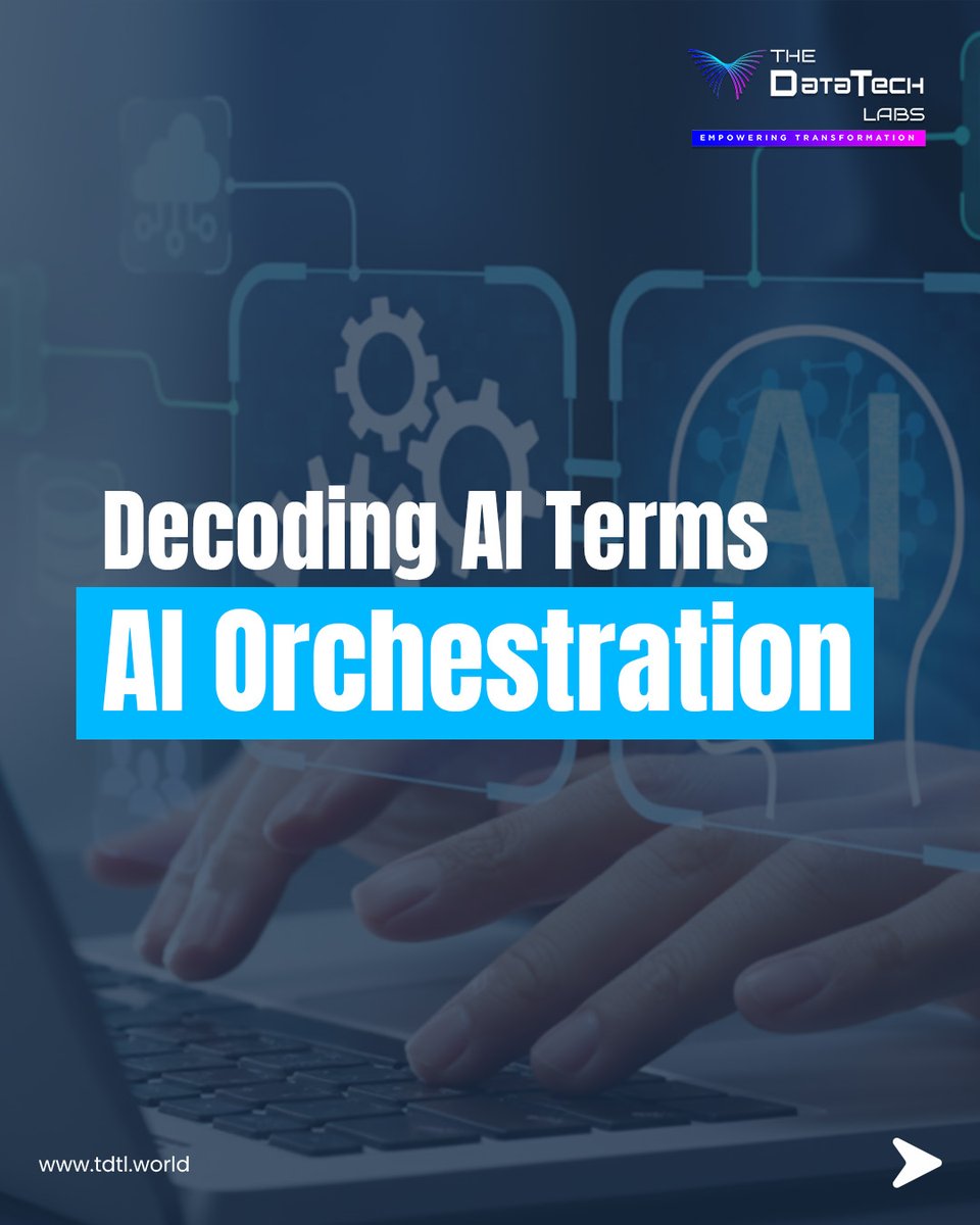 thedatatechlabs's tweet image. AI doesn’t work in silos, it works in sync.
AI Orchestration connects models, tools, and data pipelines to deliver seamless, intelligent outcomes.

Smarter coordination. Faster innovation.

#AIOrchestration #AIAutomation #AIIntegration #AIInfrastructure #IntelligentSystems