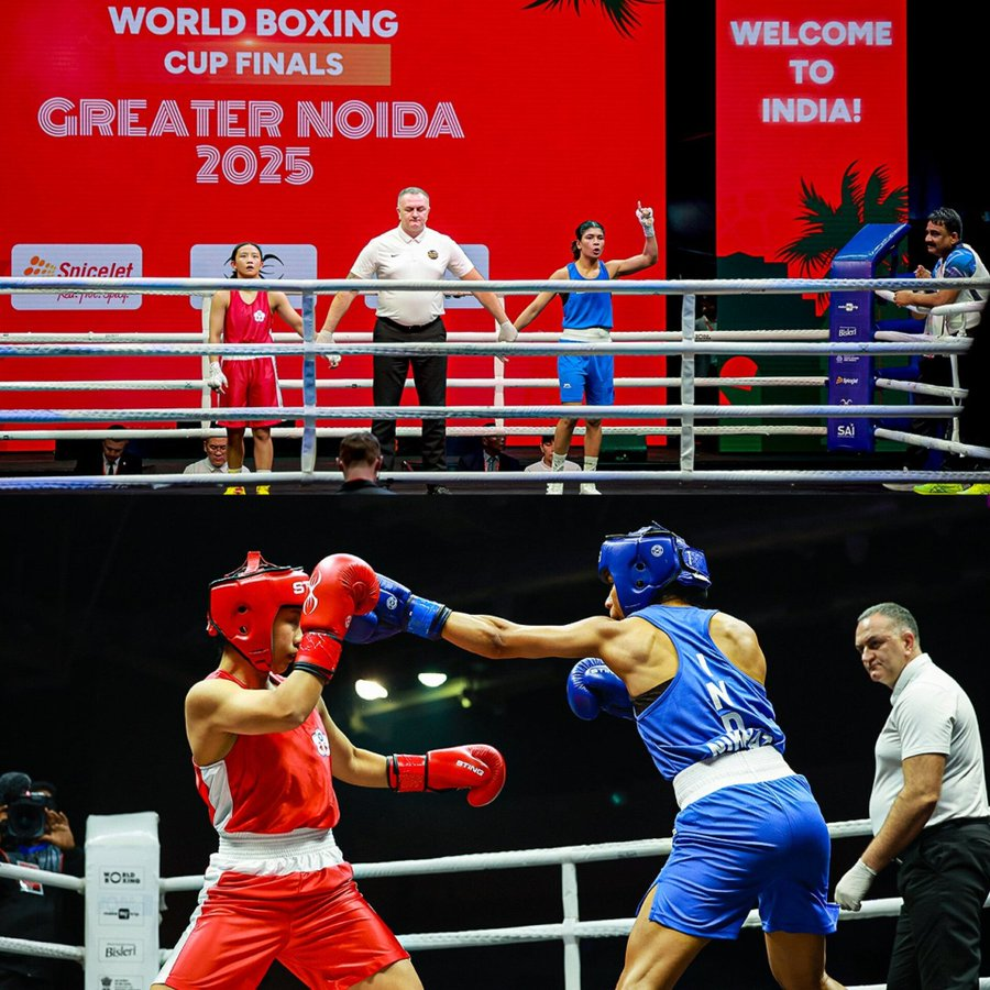 bsp_ts_mk's tweet image. Champions don’t just win—they inspire.   Heartfelt congratulations to @nikhat_zareen on clinching the Women’s 51 KG World Boxing Cup Finals 2025 crown! 🥇🥊 Your grit, grace, and glory make India proud. 🇮🇳💪

#NikhatZareen #WorldBoxingChampion #PrideOfIndia #WomenInSports