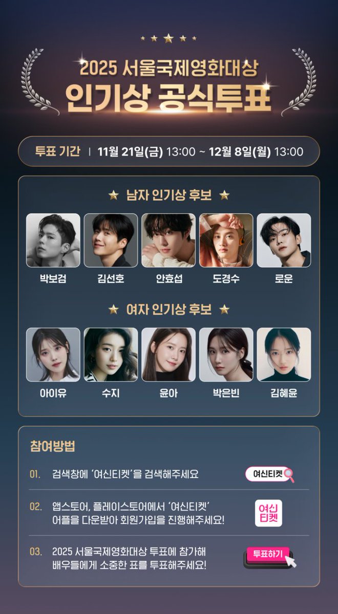 Kim Seon Ho 김선호 Voting tweet media