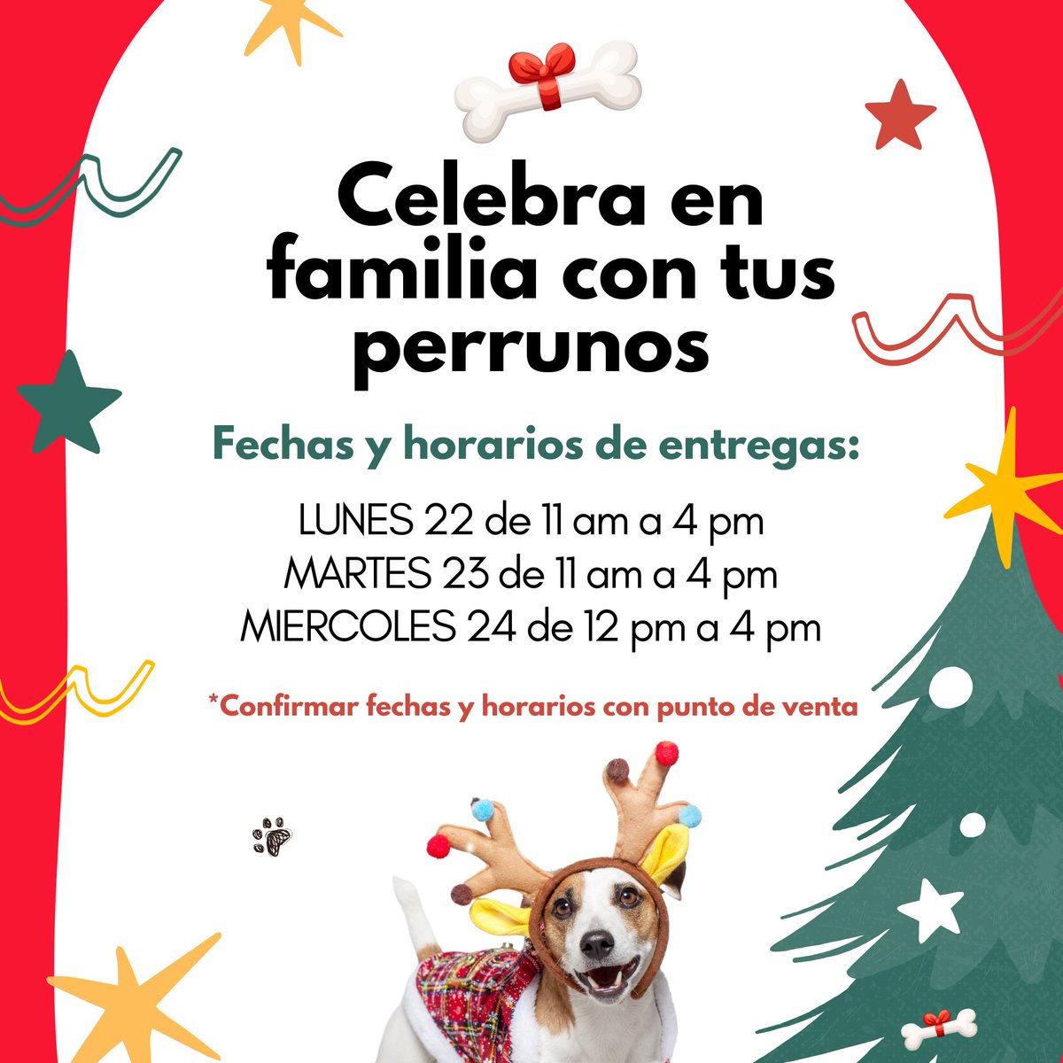dogiftmx's tweet image. 🎄 ¡Ya comenzó la PREVENTA de las Cenas Perrunas de Navidad y Año Nuevo! 🎉
.
3 tiempos en una hermosa presentación
.
🛒 Compra aquí: dogiftmx.com/search/?q=Cenas
.
📅 Seleccióna tu fecha de Entregas del 22 al 24 de diciembre
.
*PRODUCTO SOLO DISPONIBLE EN CDMX