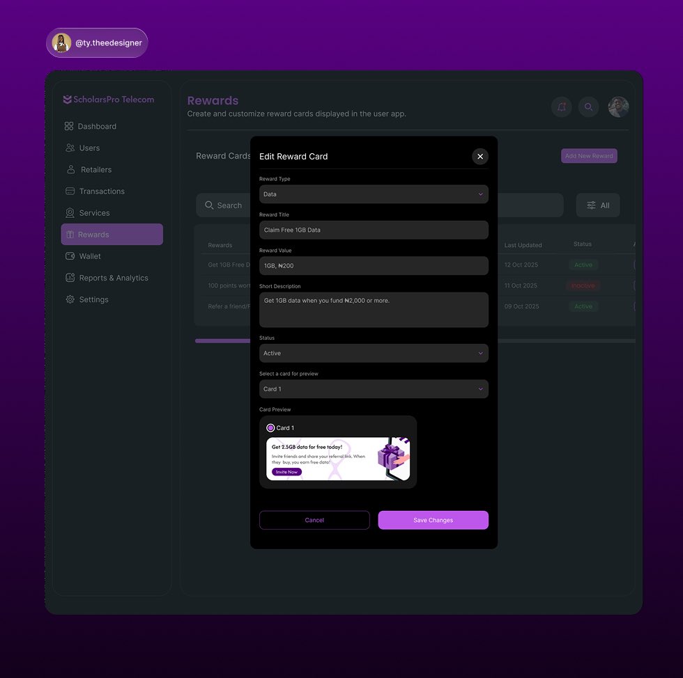 sunlightandmoon's tweet image. Someone said to me “It’s actually hard to pull off a good dark mode design” 🤔

My fellow designers what do you think about this Admin dashboard I designed for a client for a Telecom app? 

What do you think? 

#ui #UIUXDesign #tech #uiux #figma #dashboard #figmadesign