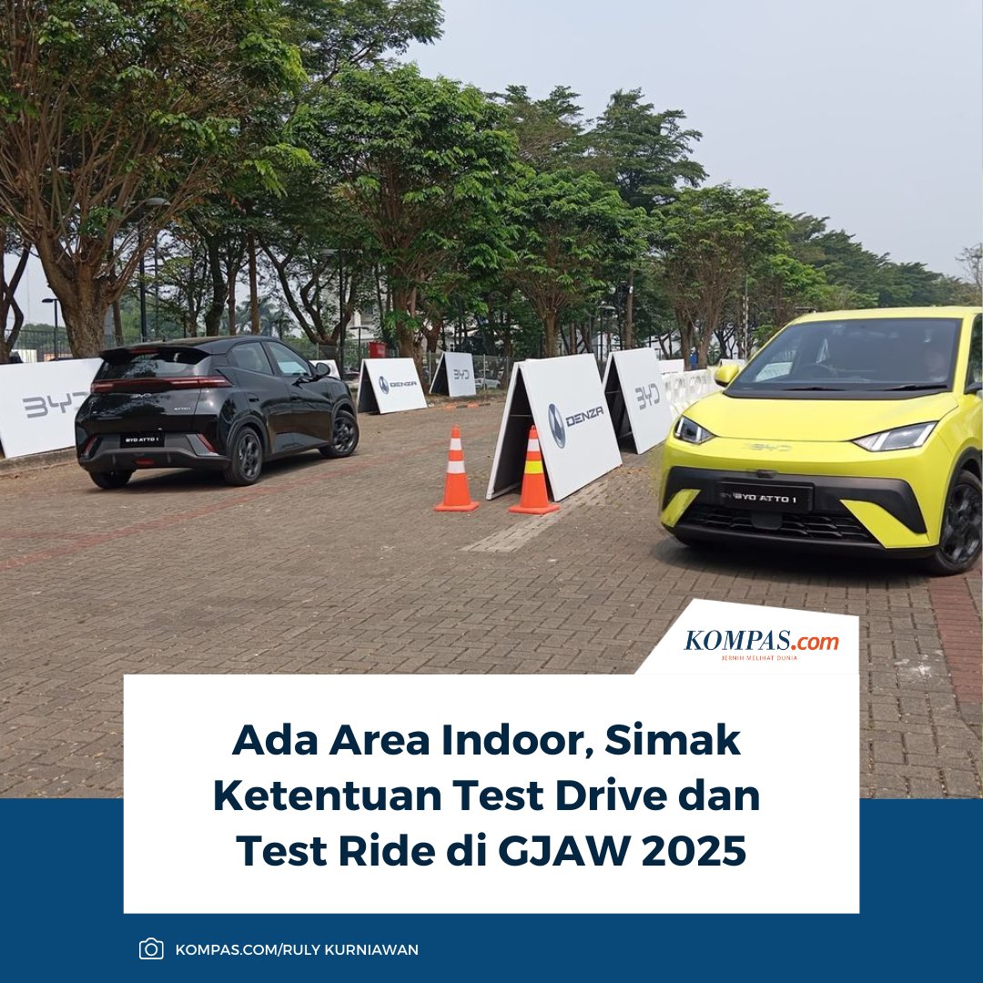 KompasOtomotif's tweet image. Selain menampilkan beragam kendaraan terbaru, GJAW 2025 juga menghadirkan program favorit pengunjung, yaitu test drive dan test ride.

Baca Selengkapnya 👇🏻
otomotif.kompas.com/read/2025/11/2…  

~NA #GJAW2025 #TestDrive #TestRide