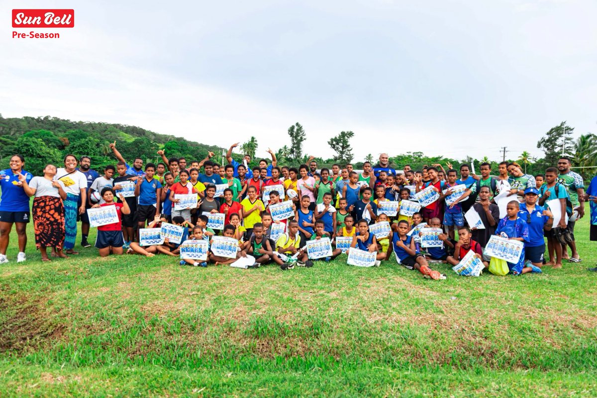 Fijian_Drua's tweet photo. O Naova Ke! Wrapping up our
#SunBell Pre-Season Community Blitz. Vinaka Vaka-luv-U for your warm hospitality, Ovalau. 🙏🏿 https://t.co/LsuvRcZvXX