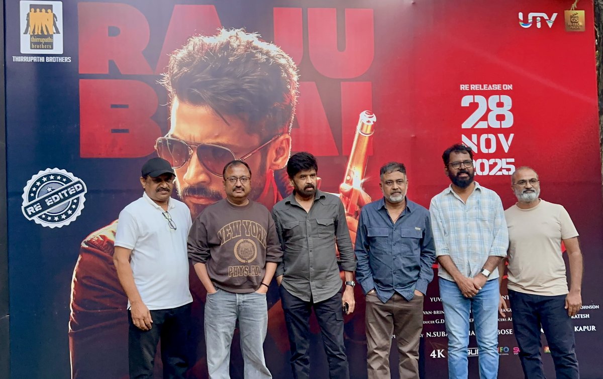 ToouringTalkies's tweet image. #ANJAAN Re Edited Re-release celebration begins

#Sivakumar sir, @rajsekarpandian, Directors #Saran, @dirlingusamy &amp;amp; @brindasarathi join the hype at Special Screening along with fans.

#ANJAANReEditd in Cinemas From Nov 28

@Suriya_offl @Samanthaprabhu2 @thisisysr @VidyutJammwal