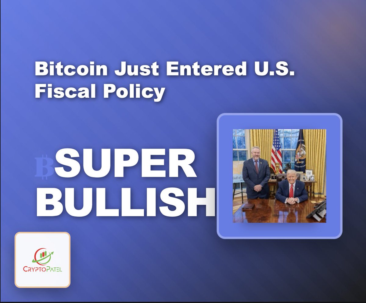 BREAKING: Bitcoin Just Entered U.S. Fiscal Policy Rep. Warren Davidson has  introduced a bill enabling federal tax payments in Bitcoin, with all $BTC  routed into a strategic national reserve.