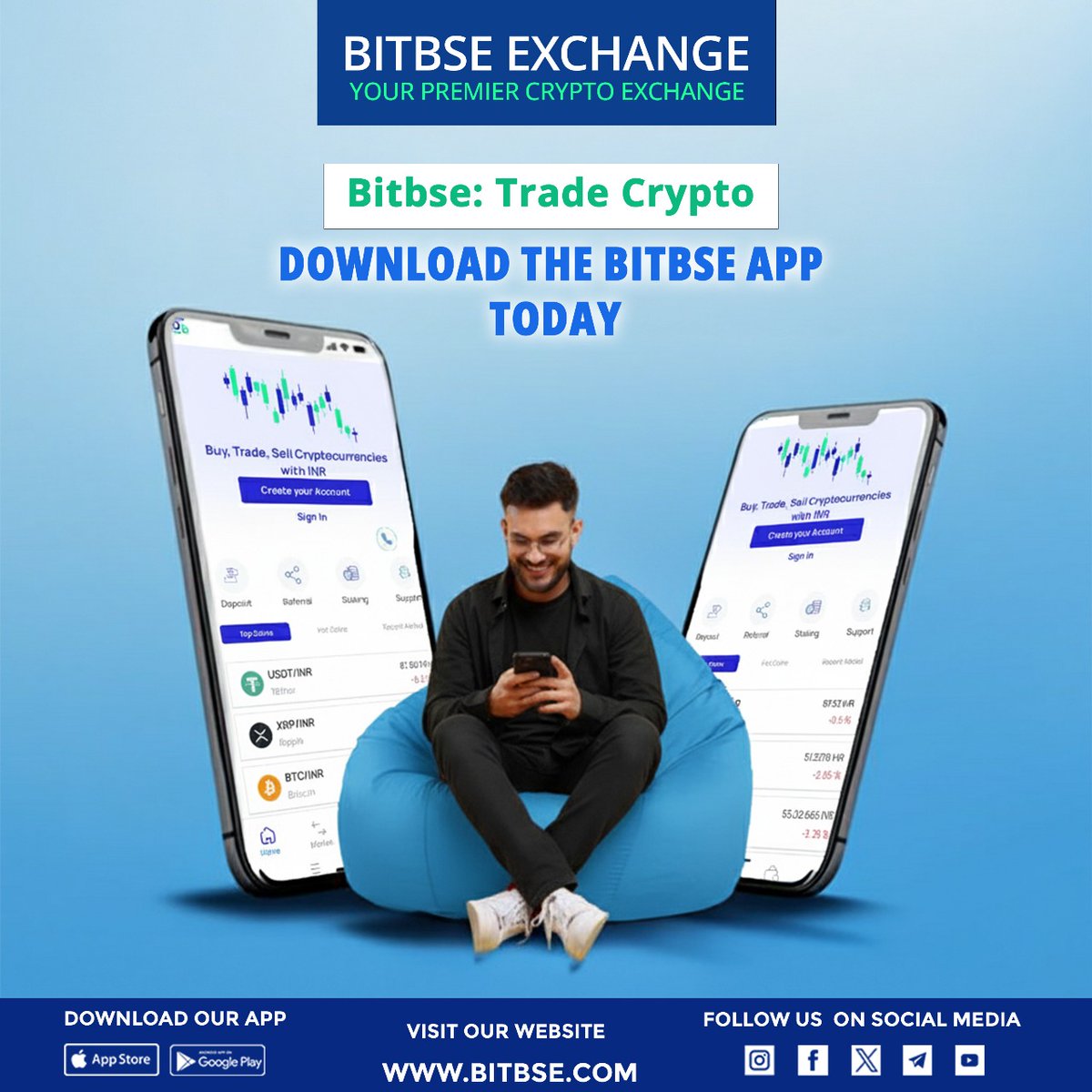 bitbse's tweet image. Trade smart. Trade fast.
Your crypto journey starts with the Bitbse App — download today and step into the future of trading! 🚀📱
.
#Bitbse #BitbseExchange #CryptoTrading #TradeCrypto 
.
Disclaimer: Nothing on this page is financial advice, please do your own research!