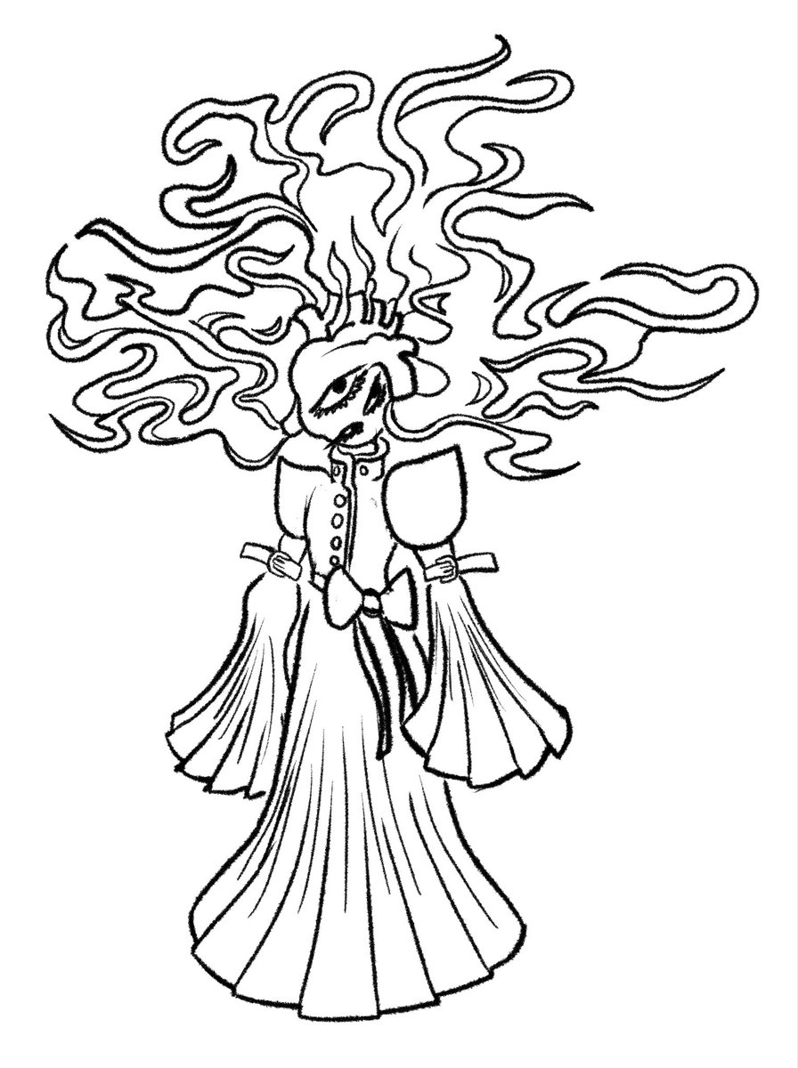 WIP of a poster and a quick Madame heart design. I wanted to exaggerate her sleeves
#rkgk #wip