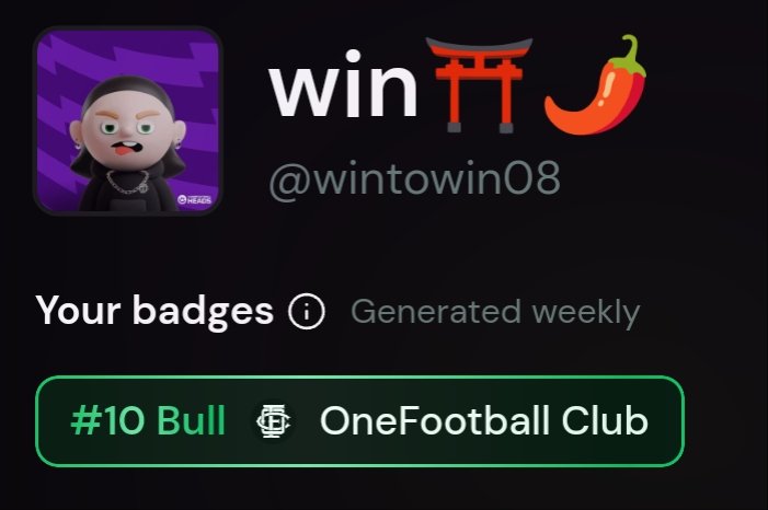 wintowin08's tweet image. Consistent in $OFC bullposting.
Consistent in daily streak on site.
Consistent connecting to $OFC community.

And here I&apos;am I got my #10 bull badge in @ofc_the_club 
Never stop believing in $OFC something big is coming on us❤️