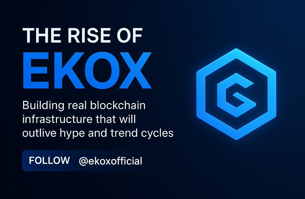 EKOX is setting a new benchmark for earning in DeFi  enabling seamless restaking that multiplies returns and turns every token into a productive asset
A more powerful financial ecosystem starts now

#EKOX $EKOX
#ChainGPT $CGPT
<a href="/Chain_GPT/">ChainGPT</a> <a href="/ChainGPT_Pad/">ChainGPT Pad (Buzzing)</a> <a href="/ekoxofficial/">Ekox</a>