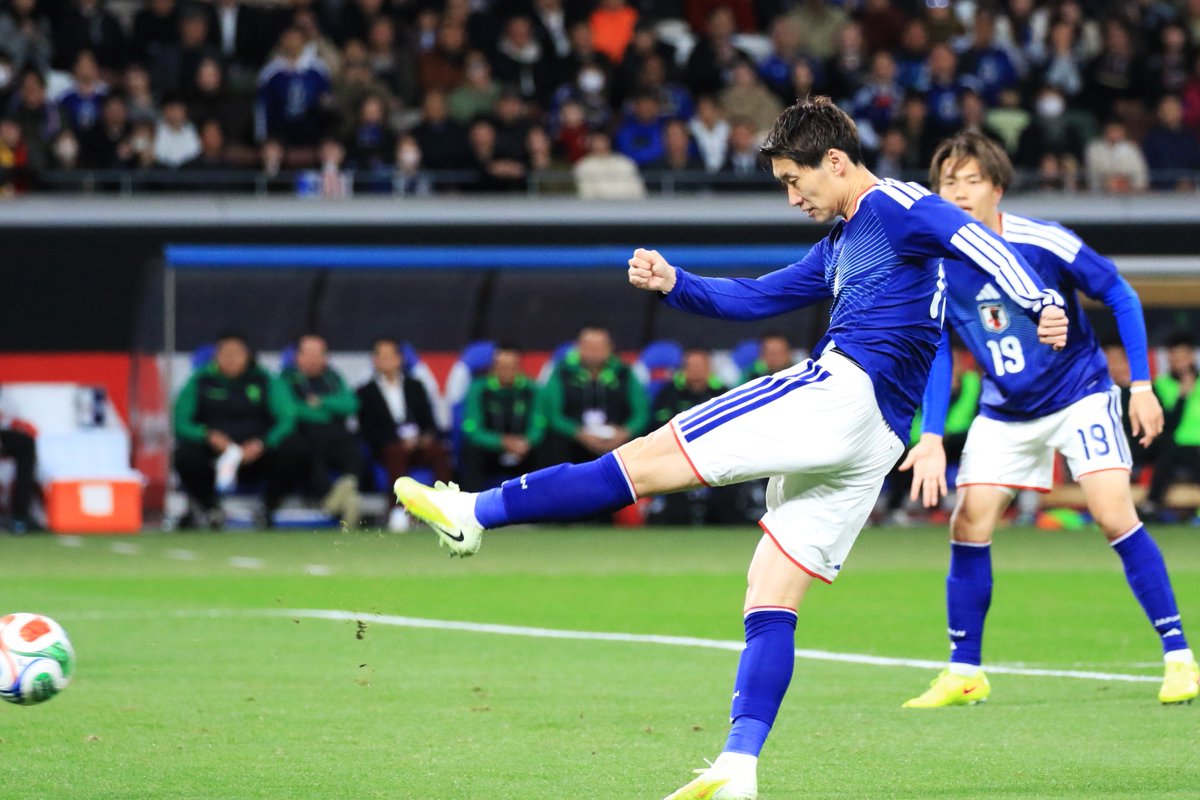 日本代表の新ホットライン🤝 久保建英のクロスから 鎌田大地がきっちり