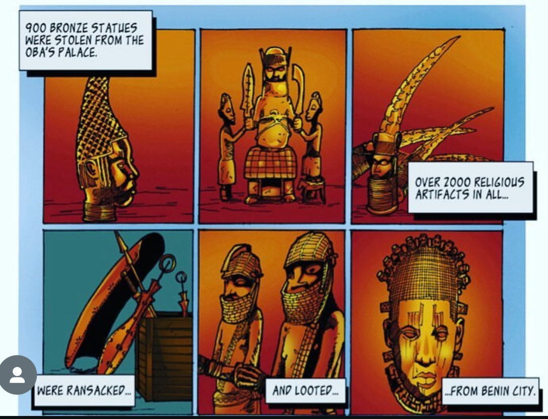 PanaramicComics's tweet photo. In the year 1897, this happened to the ancient Kingdom of Benin

To learn how it all went down visit https://t.co/2nC2ZBHaYu for Okiojo's Chronicles Vol. 2: 1897 (The Benin Kingsom) https://t.co/xGazkD1eH2