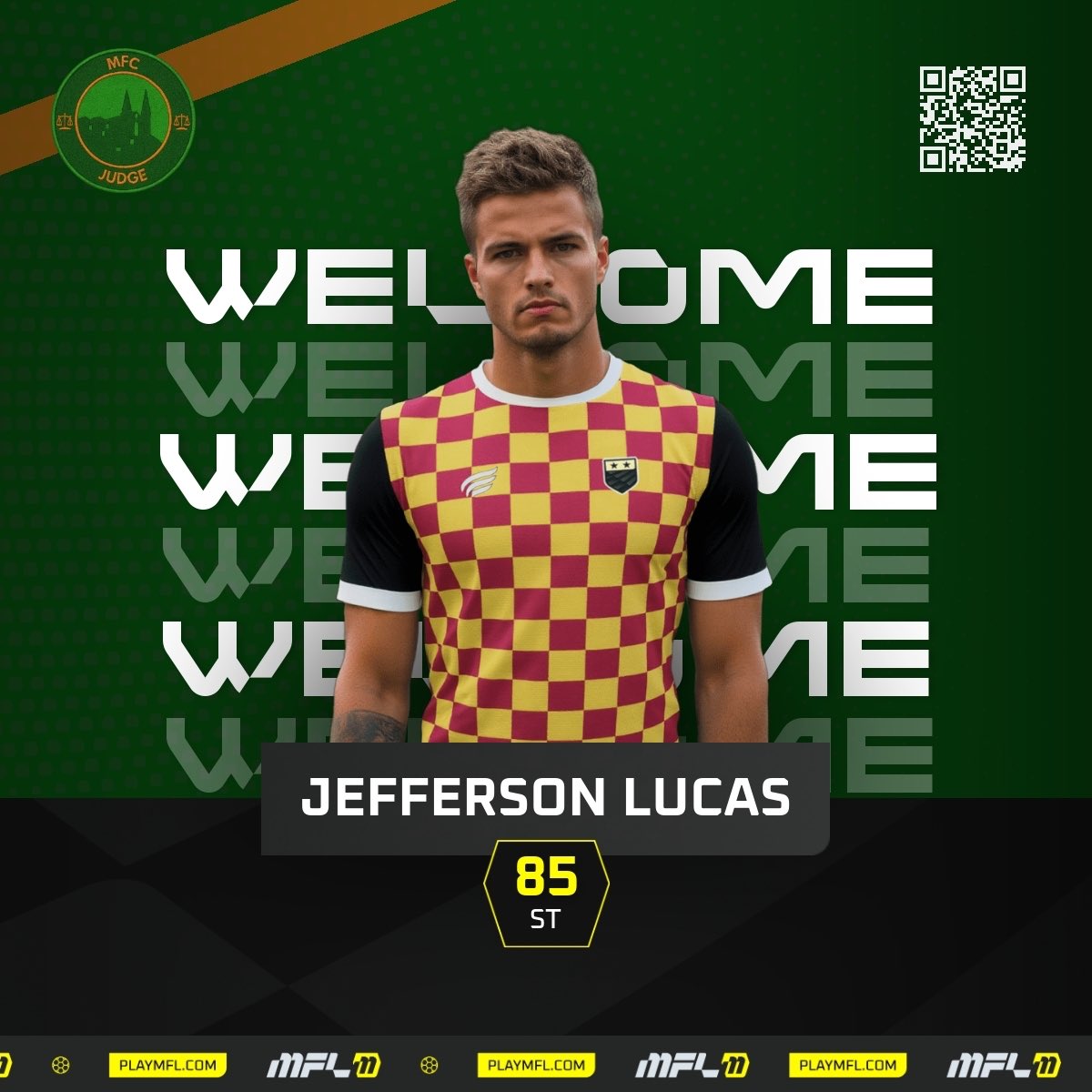 mfc_judge's tweet image. Another day, another signing for S10. ST Jefferson Lucas joins on a season-long loan. 

Lucas may be tiny, but his powerful right foot is anything but. Lucas will aim to help MFC Judge get back into the playoff picture - and supplement an already powerful attack. 

#JUDGEmentDay
