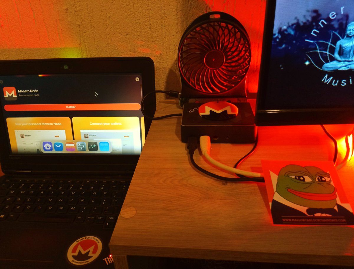 ⚡ Nodo de Monero $xmr en UmbrelOS en Raspberry Pi 4